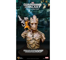 Marvel Guardians of the Galaxy Bust 1/1 Rocket and Groot 201 cm